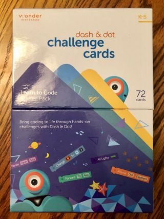 Wonder Workshop Dash & Dot Wonder Pack,  Set of 72 Challenge Cards 4