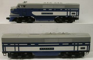 Lionel 2367 Wabash F - 3 Ab Diesel Locomotive Set