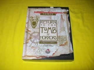 Return To The Tomb Of Horrors Box Set Dungeons & Dragons Ad&d Tsr 1162 - 2