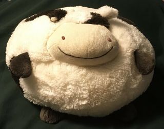 15” Squishable Cow Pillow Doll Stuffed Animal American Mills Round Ball