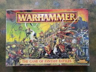 Warhammer Fantasy Starter Set Oop Great Condtion Bretonnia Lizardmen