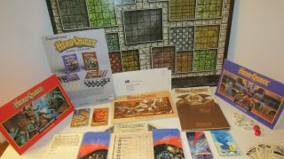 Milton Bradley Heroquest W/ Expansion Quests 99 Complete Plus