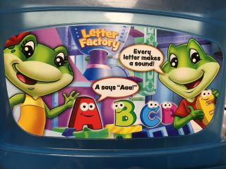 Leap Frog Letter Factory Phonics Set of 26 Letters W/ Carrying Bucket ABCs 5