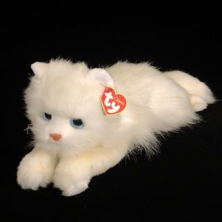2001 Mwmt Ty Peachy Cat Stuffed Animal Classic Plush