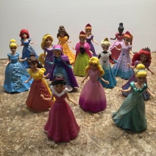 Disney Princess Magic Clip Dolls Total 15