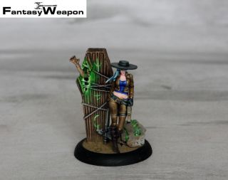 Malifaux Miss Terious Limited Death Marshals Pro Painted Wyrd Miniatures