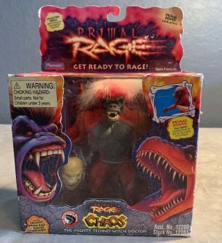 Primal Rage Chaos Action Figure Nos 1996 Playmates 12203 Rare Variant