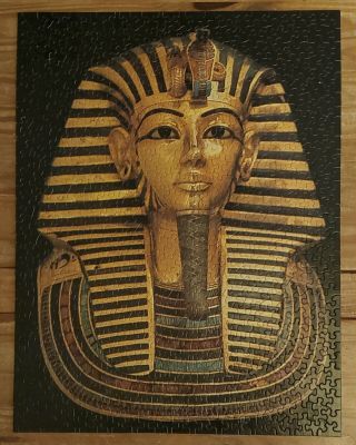 Vintage Complete Springbok Jigsaw Puzzle - King Tut Tutankhamun 500,  Pzl4087