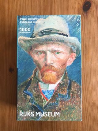 Vincent Van Gogh Self Portrait 1000 Piece Puzzle Rijks Museum Amsterdam