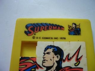 VINTAGE D C COMICS 1978 SUPERMAN SLIDE PUZZLE AMERICAN PUBLISHING CORP 2