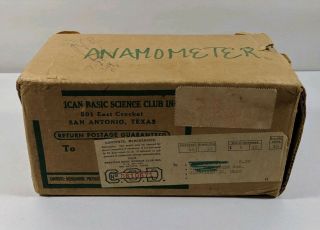 American Basic Science Club Vintage Mail Order Experiments 1959 RARE HTF 4