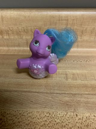 Vintage My Little Pony Baby Sea Shimmer Fancy Mermaid Ponies Purple 1991 G1 Mlp