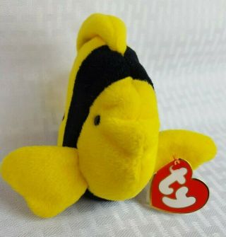 Ty Beanie Babies Bubbles 3rd Gen Swing Tag 2nd Gen Tush Tag 1995