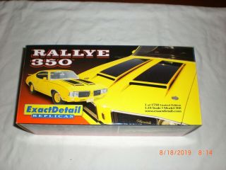 1970 Oldsmobile Rallye 350 1:18 Scale Exact Detail Limited Edition 1 Of 1750 Nib