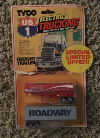 Tyco Us 1 Trucking Coca Cola Tanker And Roadway Trailer