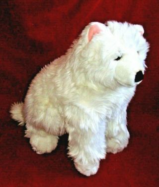 Lou Rankins Friends Dakin White Husky Samoyed American Eskimo Dog Plush Toy 13 "