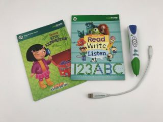 Leapfrog Leapreader Reading And Writing System Pen,  Cord,  2 Books