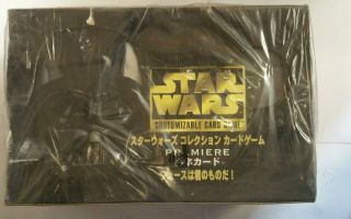 Star Wars Takara/decipher Japanese Premiere Limited Black Border Booster Box Ccg