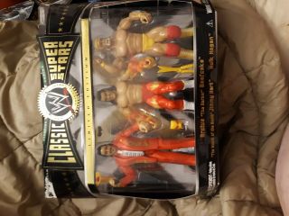 Wwe Jakks Classic Superstars Hulk Hogan,  Brutus Beefcake,  And Jimmy Hart 3 Pack