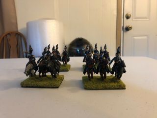 28mm Napoleonic Brunswick Cavalry,  Hussars,  Professionally Painted Miniatures