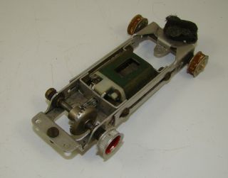 SLOT CAR REVELL Aluminum Adjustable Complete CHASSIS VINTAGE 1/32 SCALE 2