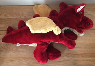 Red Flying Dragon Large Plush Hand Puppet By Lucy 