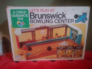 Fisher Price Brunswick Bowling Child Guidance Set Alley Center