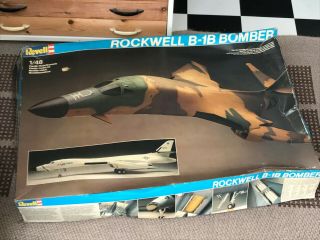 Revell 1/48 Rockwell B - 1b Bomber,  Contents,  Huge Kit.