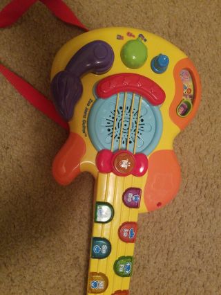 Vtech Zoo Jamz Guitar Giraffe Light Up Musical Animal Sounds toddler learning 5