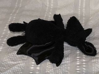 Jellycat Plush BARTY BAT Black Stuffed Animal Satin Wings 3