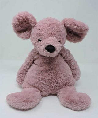 Jellycat Charmed Marcella Mouse Plush Dusty Rose Pink 15 