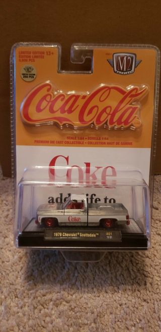 M2 Machines Chase Raw Coke Coca - Cola 1979 Chevrolet Scottsdale Only 250