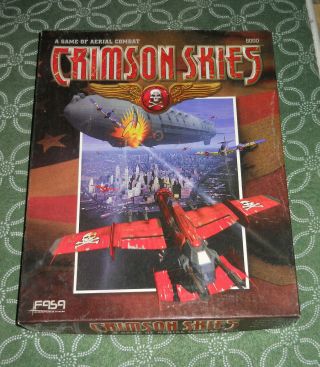 Crimson Skies A Game Of Aerial Combat Fasa 1998 Board Game 8000 Comic