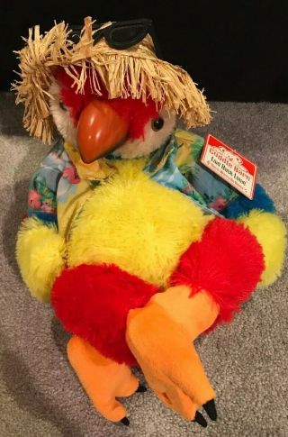 Cuddle Barn Parrot Laid Back Louie Animated Singing Don’t Worry Be Happy W/tags