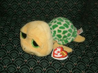 Ty Beanie Boo 6 " Pokey (yellow Sea Turtle) Mwmt Rare Retired Dob:5/2