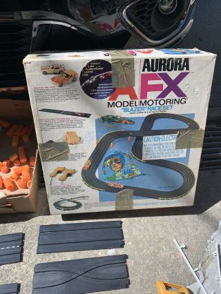 Vintage Aurora Afx Model Motoring " Pit Row Special " Race Set (cars Not