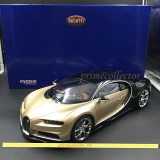 Kyosho 1/12 Bugatti Chiron Gold Ksr08664gl - B