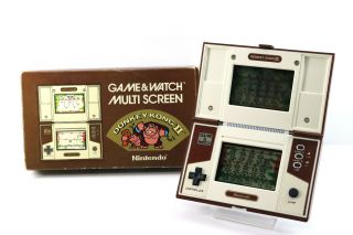 Postage Nintendo Game & Watch Donkey Kong Ii Jr - 55 Boxed Japan Great Cond.