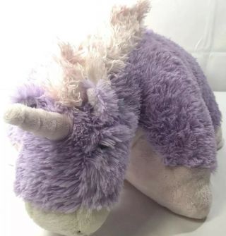 Pillow Pets Unicorn Purple And Pink Plush Small 18 X 20” 2