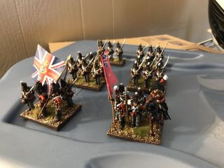 28mm Napoleonic British 3rd Infantry 29 Men,  Professionally Painted Miniatures