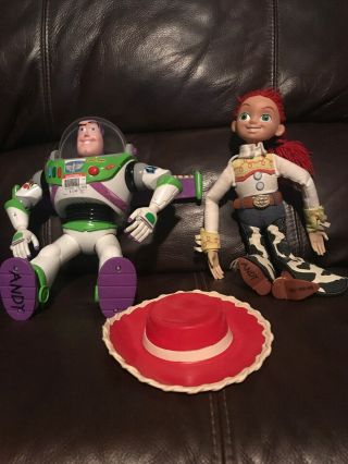 Disney Toy Story Buzz Lightyear And Jesse Pullstring Talking Dolls
