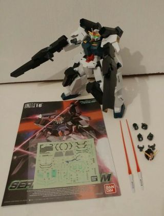 Built/made/complete Mobile Suit Gundam 00 1/100 Seravee Seraphim Model Kit W/led