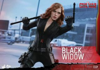 Hot Toys Black Widow Captain America Civil War 1/6 12 " Scarlett Johansson Mib