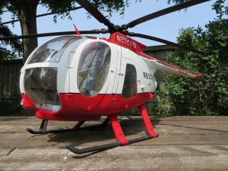 21st Century Toys 1/6 Scale 500 Rescue Helicopter N21cfd Red White Joe 1999
