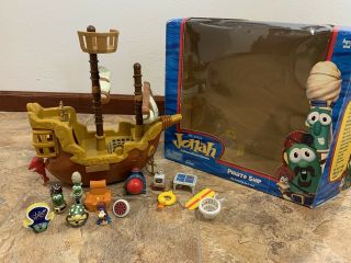 Veggietales Jonah Pirates Who Dont Do Anything Ship Figures Accessories Toy Boat