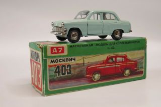 Rare Moskvitch 403 Novoexport Russian Soviet Sedan Saloon Car