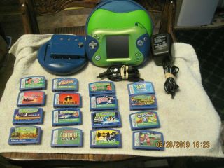 Real Leapfrog Leapster 2 W/ Case,  Usb,  Charging System 16 Games