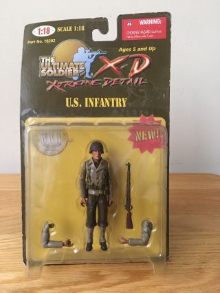 The Ultimate Soldier Xd Xtreme Detail U.  S.  Infantry 21st Century Toys 1:18 2000