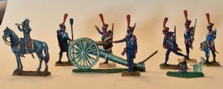30mm Flat Zinnfiguren Age Of Napoleon French Line Artillery Team