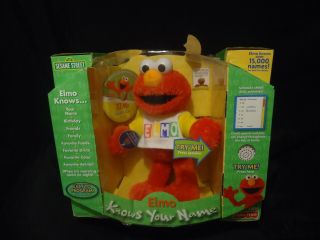 Elmo Knows Your Name Sesame Street Fisher - Price Box Interactive